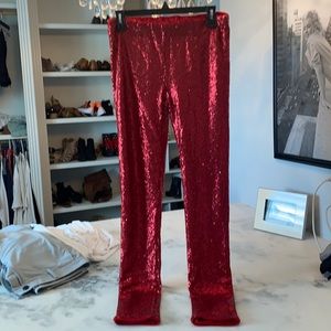 Fancy red pants
